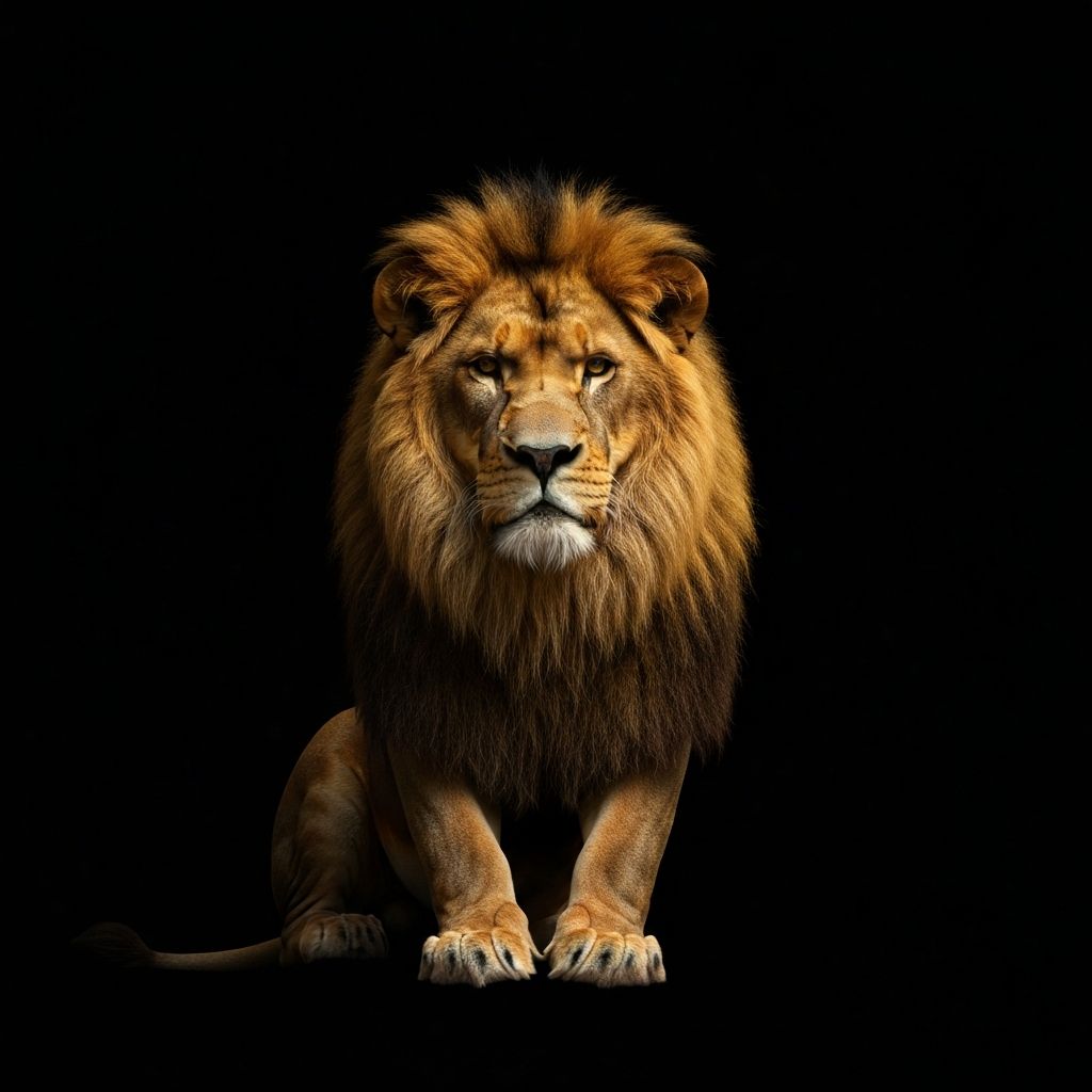 Majestatyczny lew - symbol SocialLions